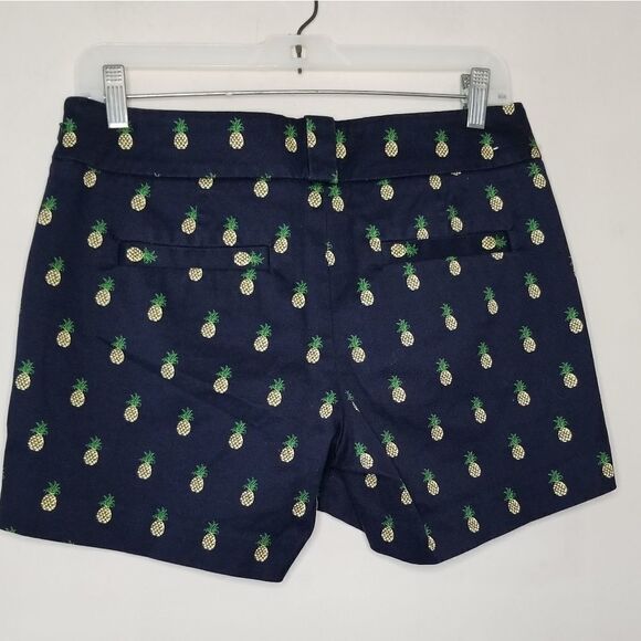J Crew side zip pineapple shorts summer beach vaca - Picture 2 of 4